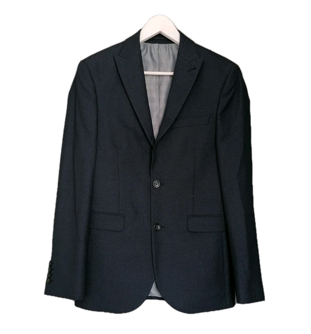 Men navy blue blazer jacket 36R