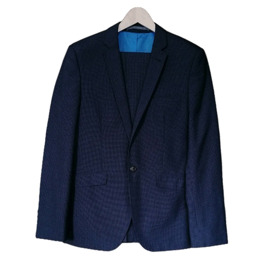Men blue 2 piece suit 38R/32L