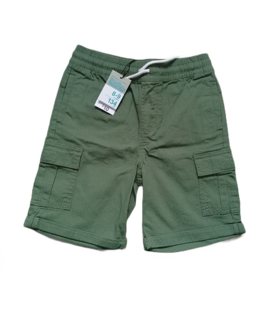 Boys chino cargo shorts 8-9