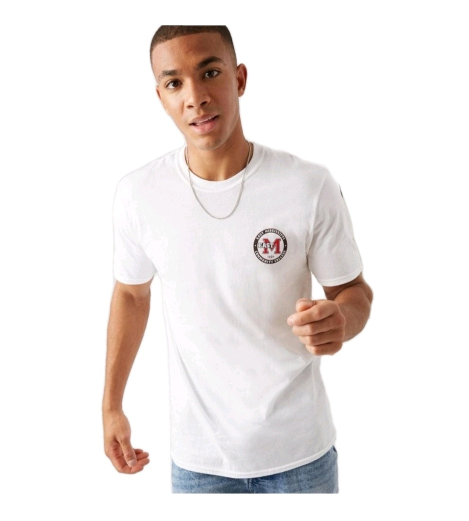 Men white t-shirt, Large