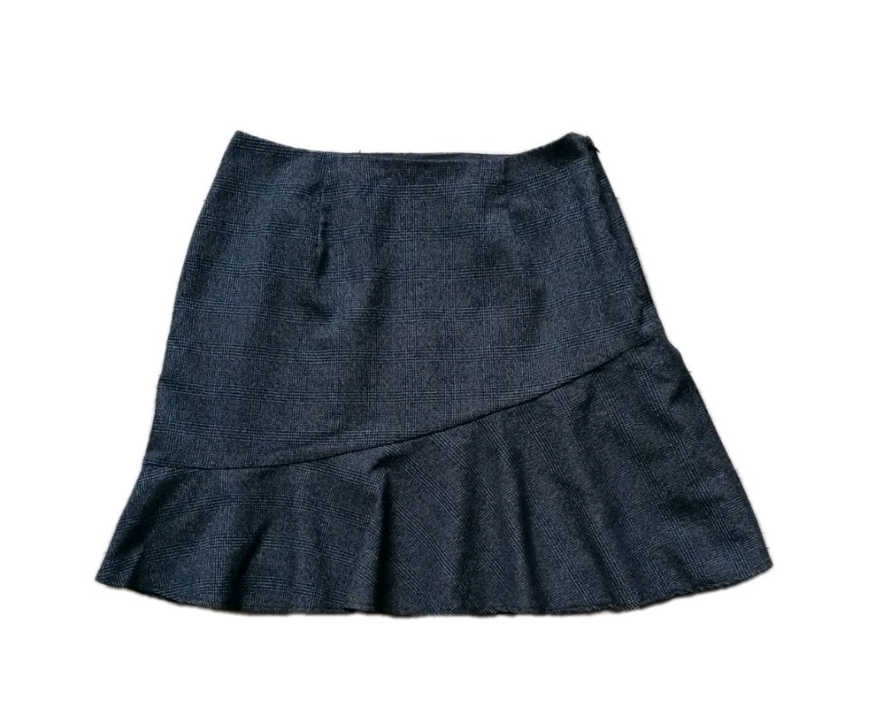 Ladies grey check skirt UK 12