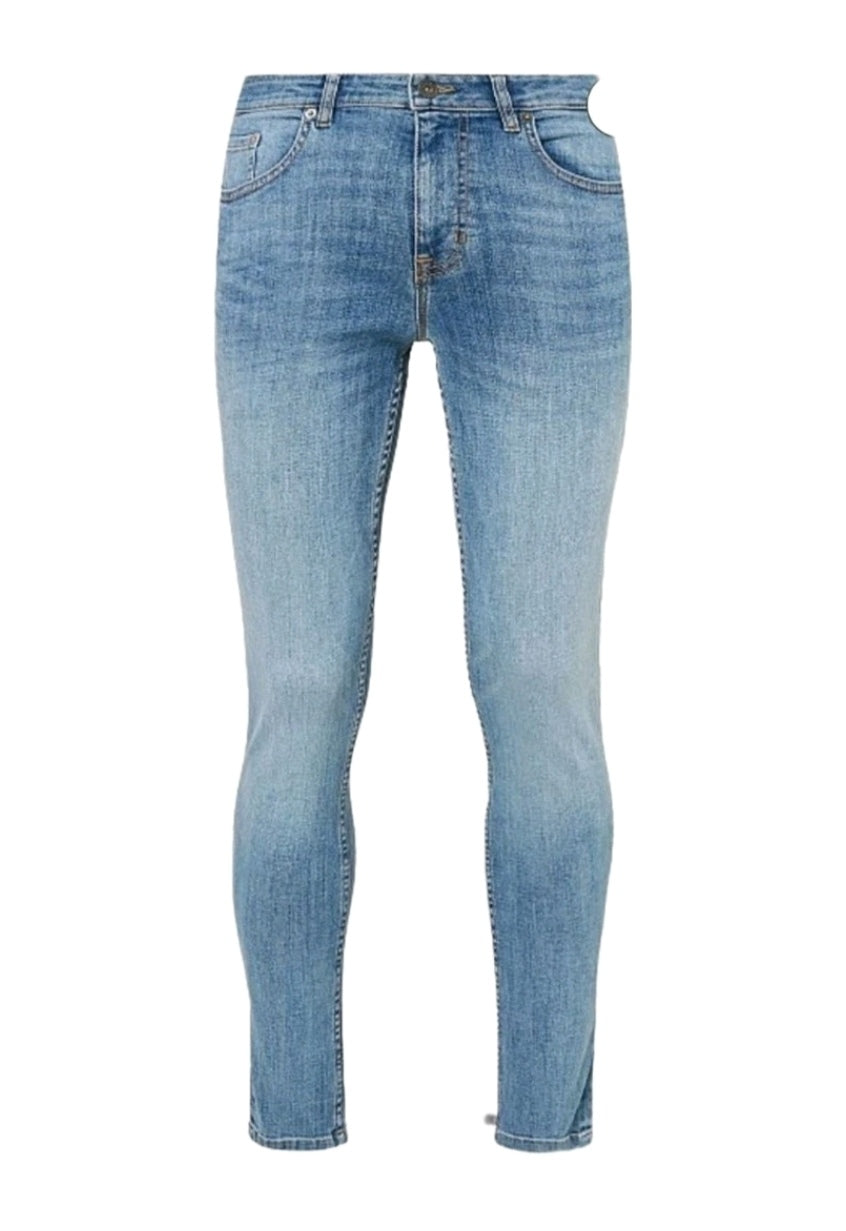 Men blue skinny fit jeans 34L