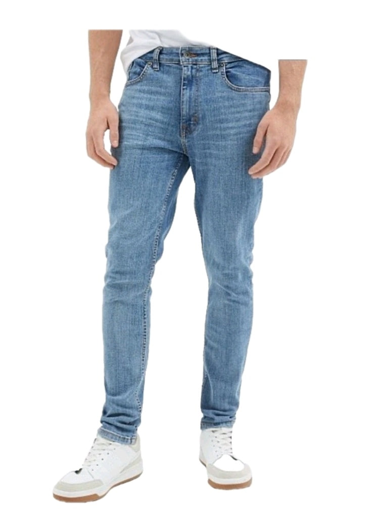 Men blue skinny fit jeans 34L