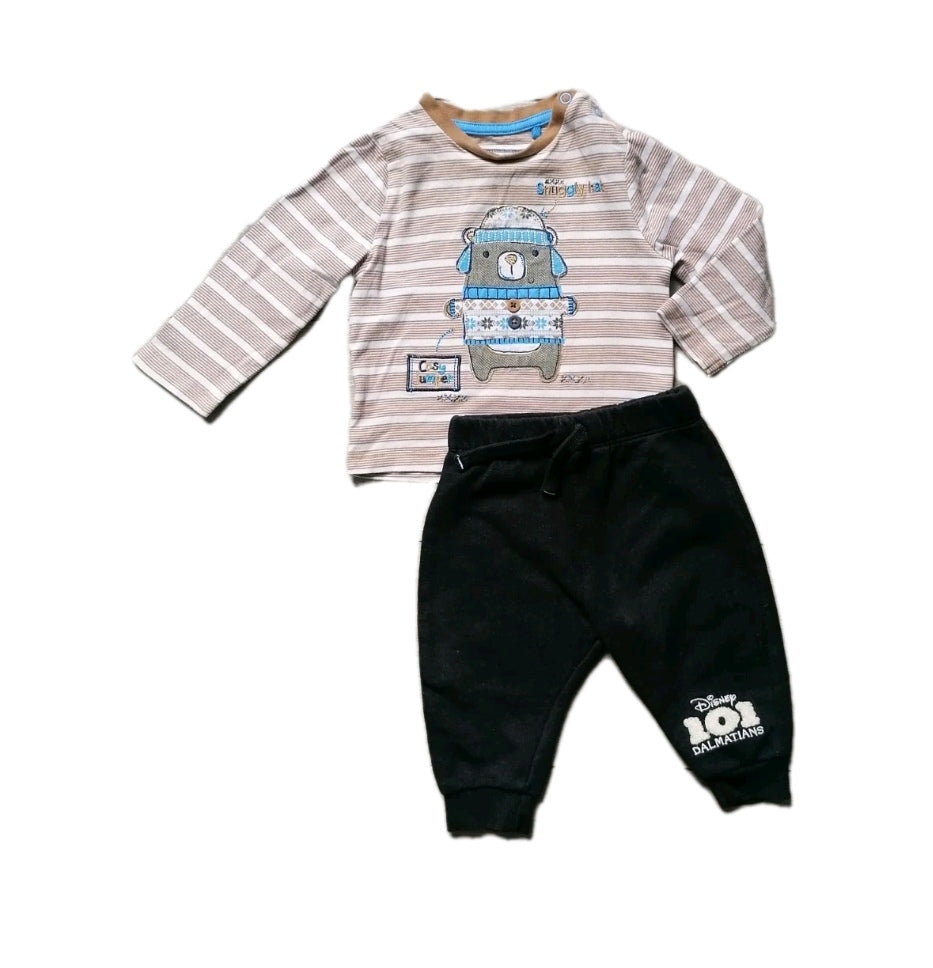 Baby boy matched set 3-6m
