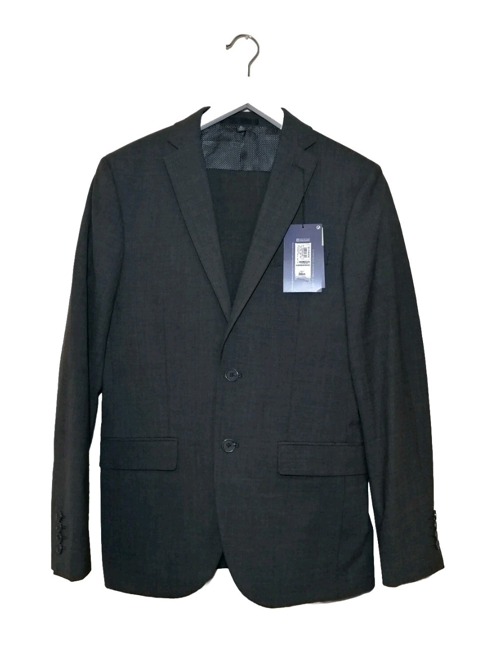 Men grey 2 piece suit 38R/32S