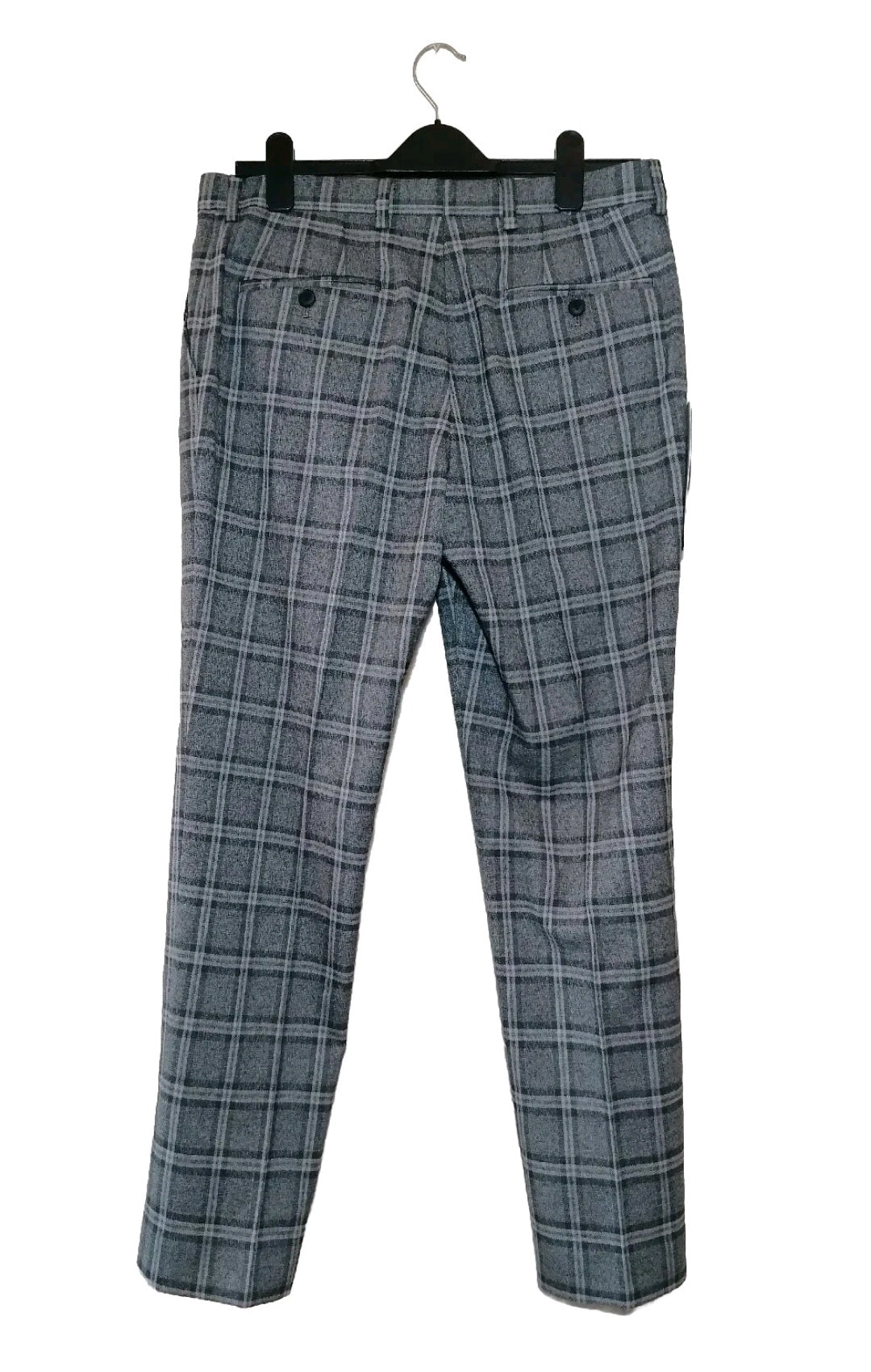 Men grey check 2 piece hit 38R/32S