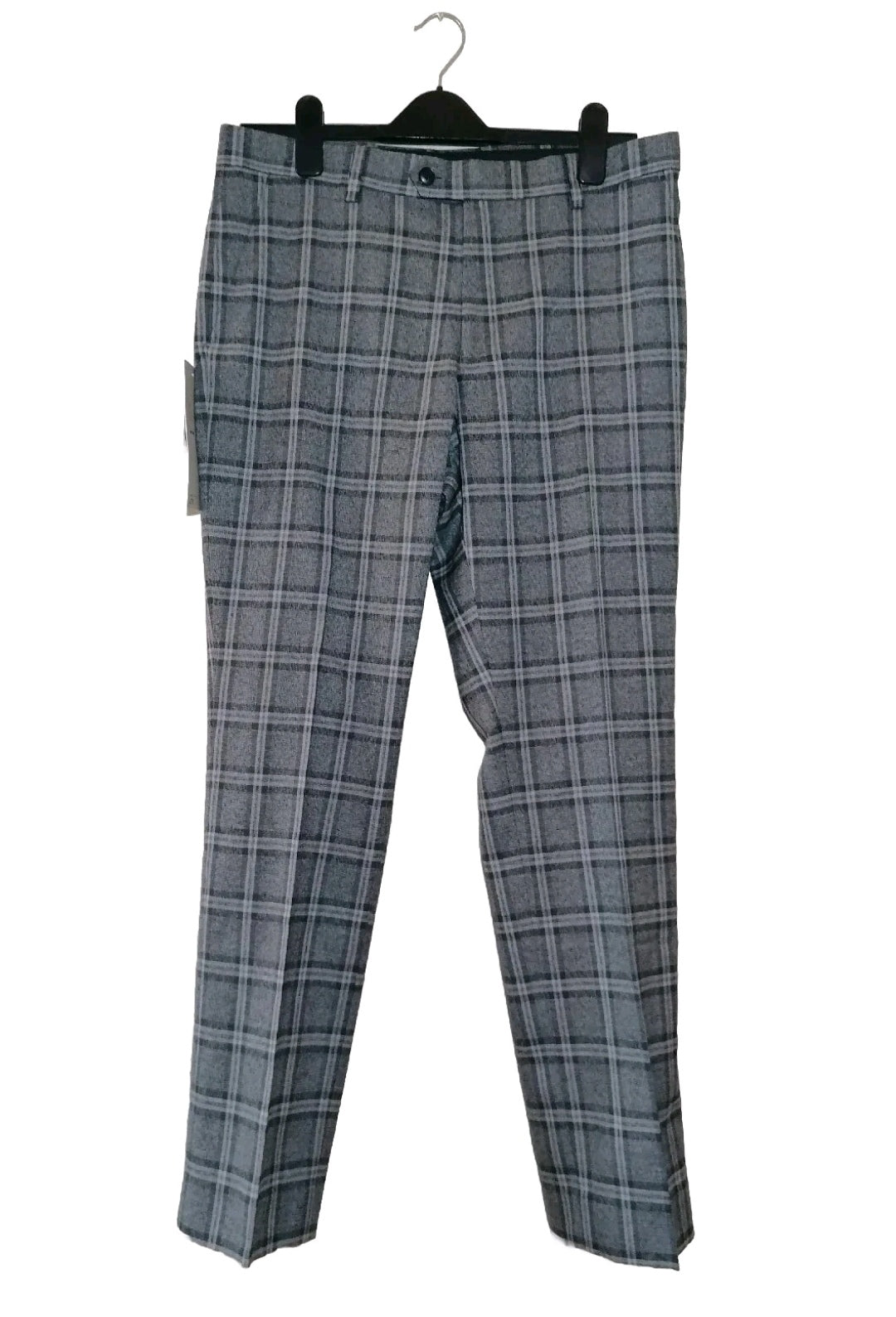 Men grey check 2 piece hit 38R/32S