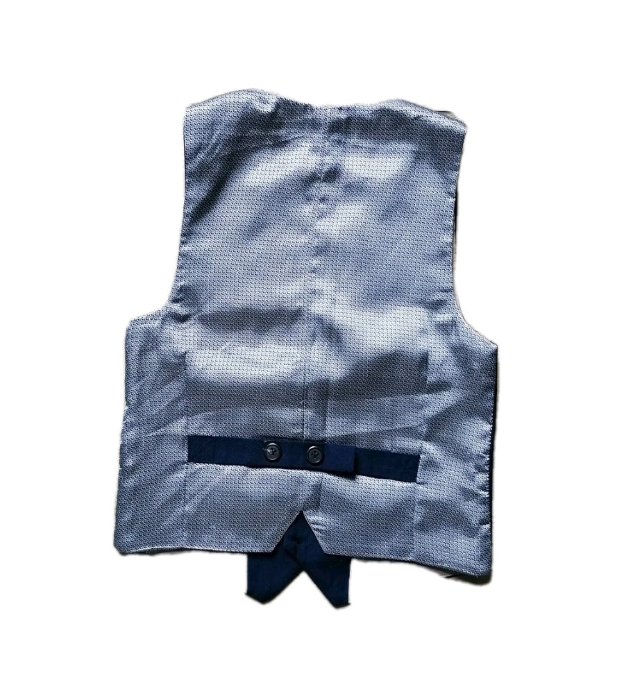 Boys blue waistcoat 7y