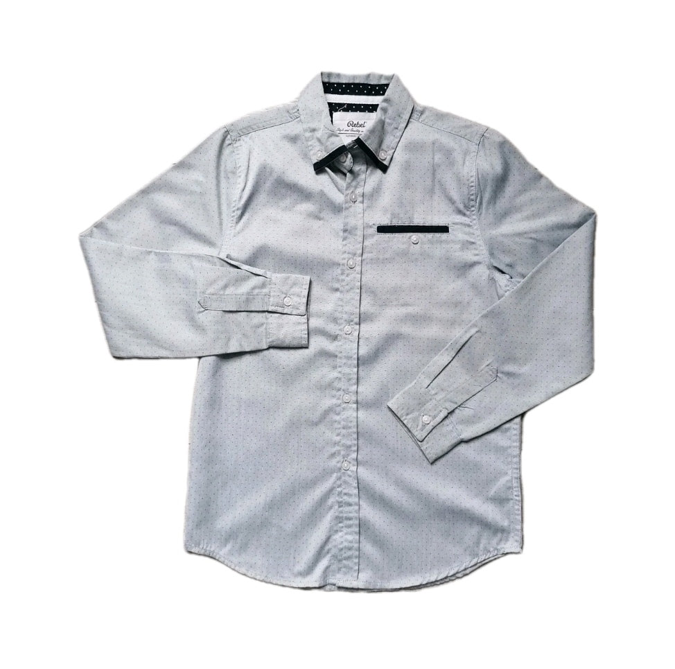 Bous grey formal shirt 11-12y