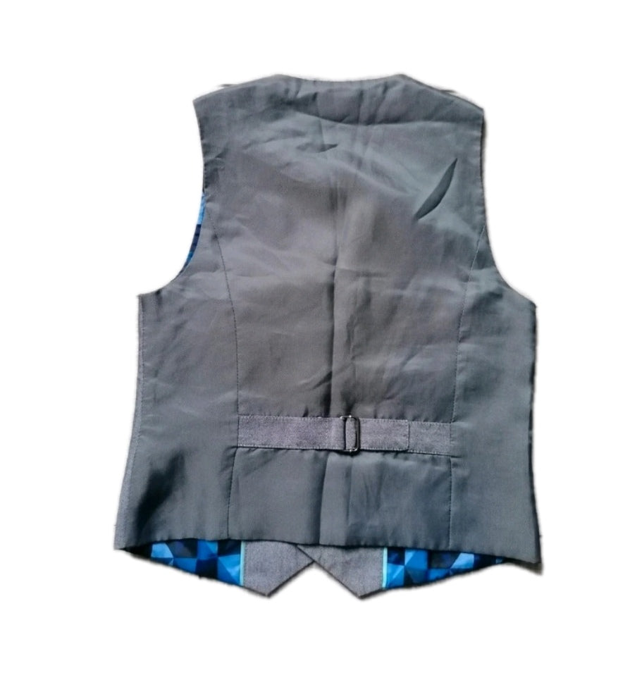 Boys gray waistcoat 5y