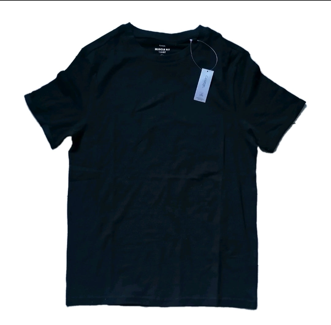 Men black t-shirt, Large