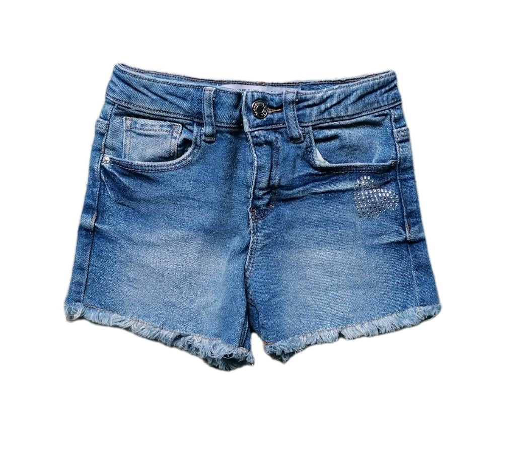 Girls denim shorts 5-6y