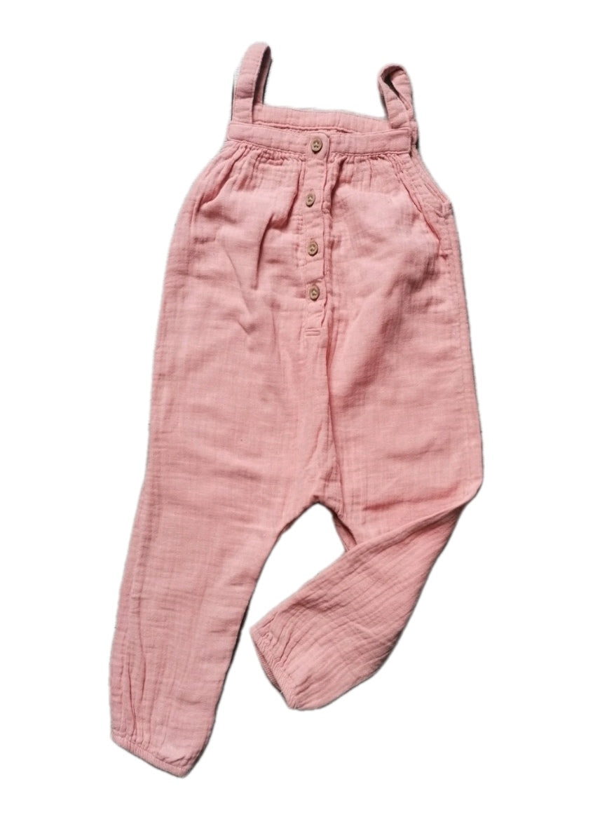 Baby irl pink romper 9-12m