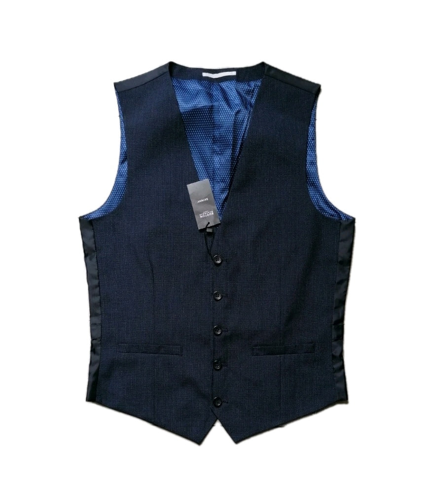 Men navy waistcoat