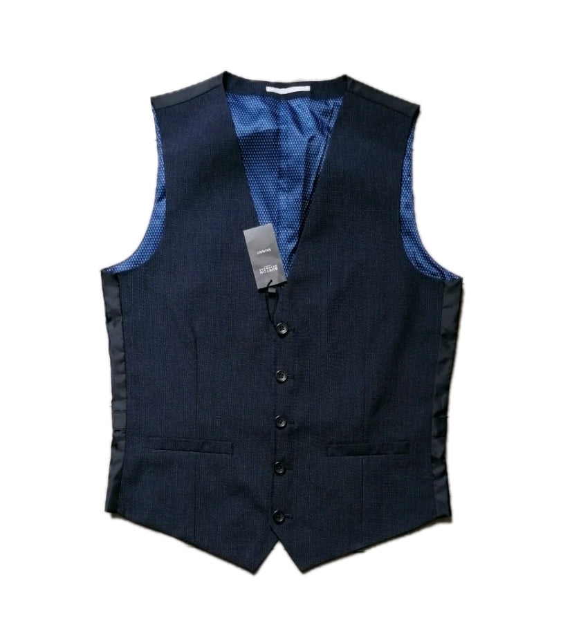 Men navy waistcoat