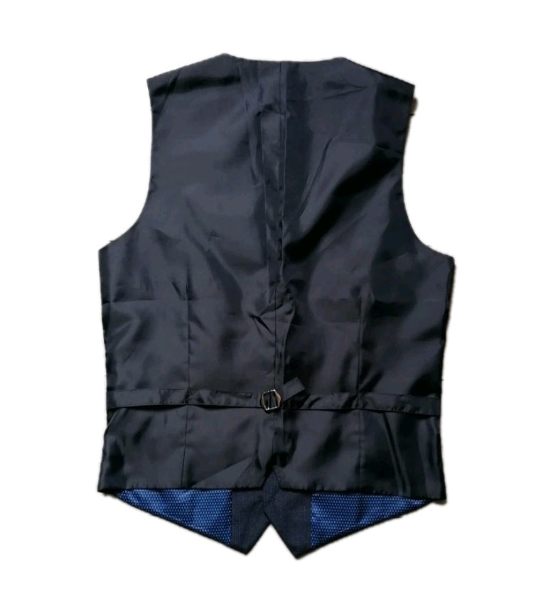Men navy waistcoat