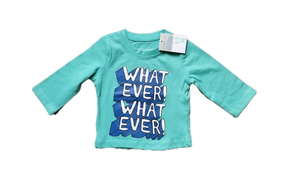 2 x baby boy t-shirt 0-3m