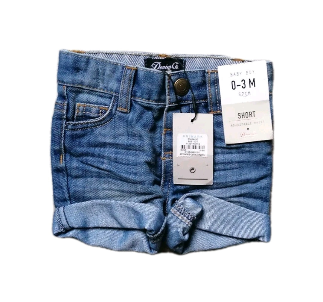 Baby boy shorts 0-3m