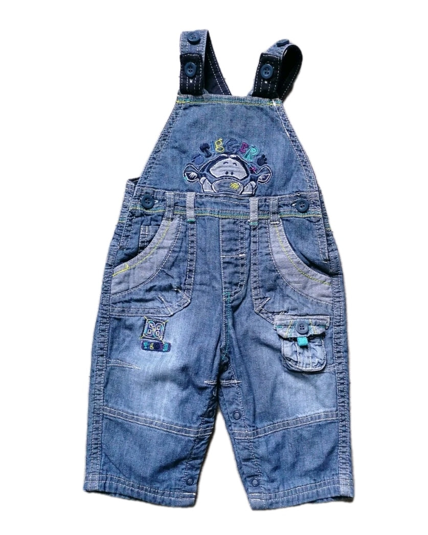 2 x baby boy dungaree 3-6m