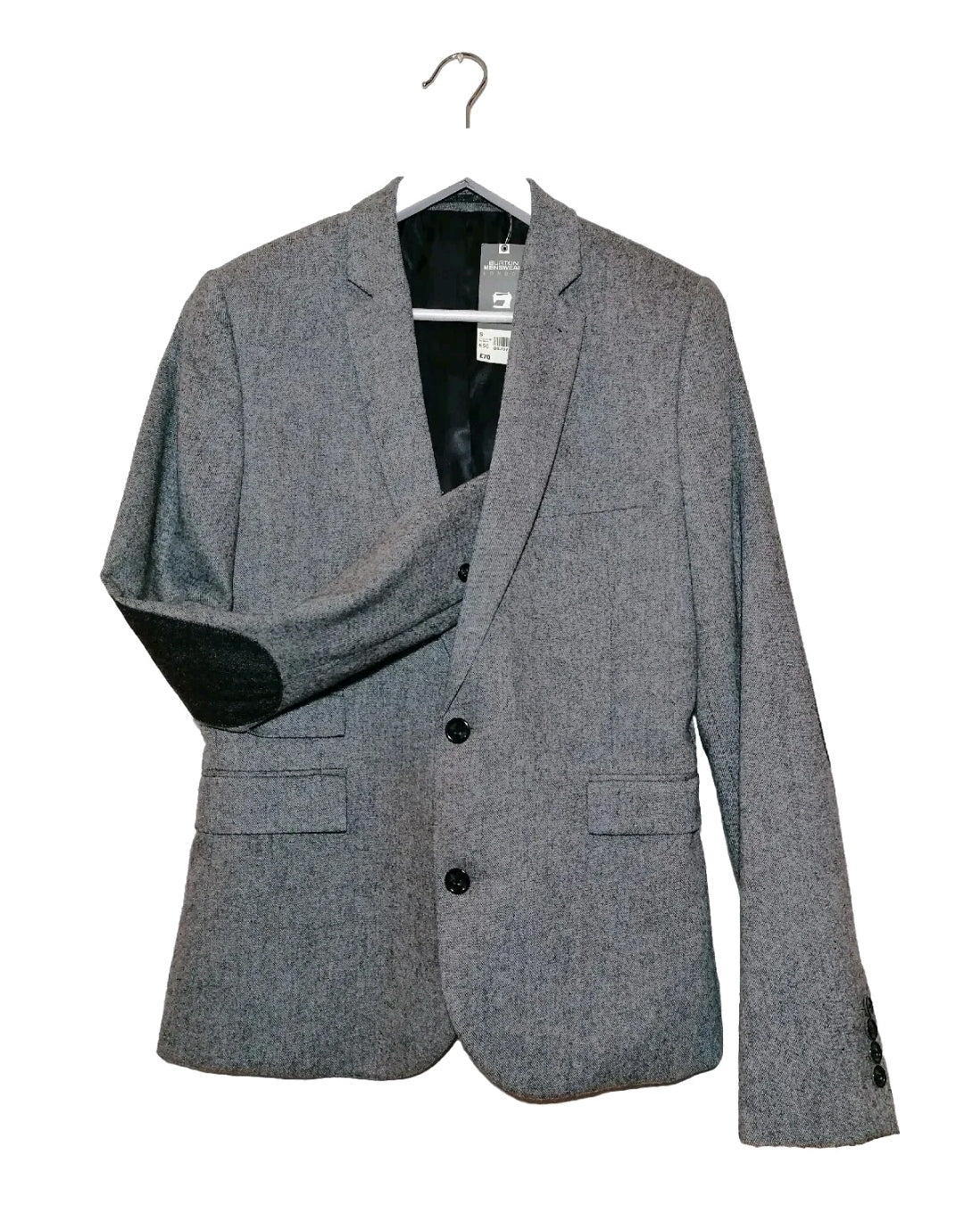 Men grey blazer, small