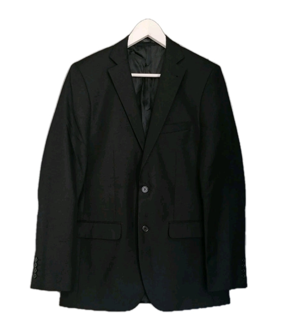 Men black blazer 38L