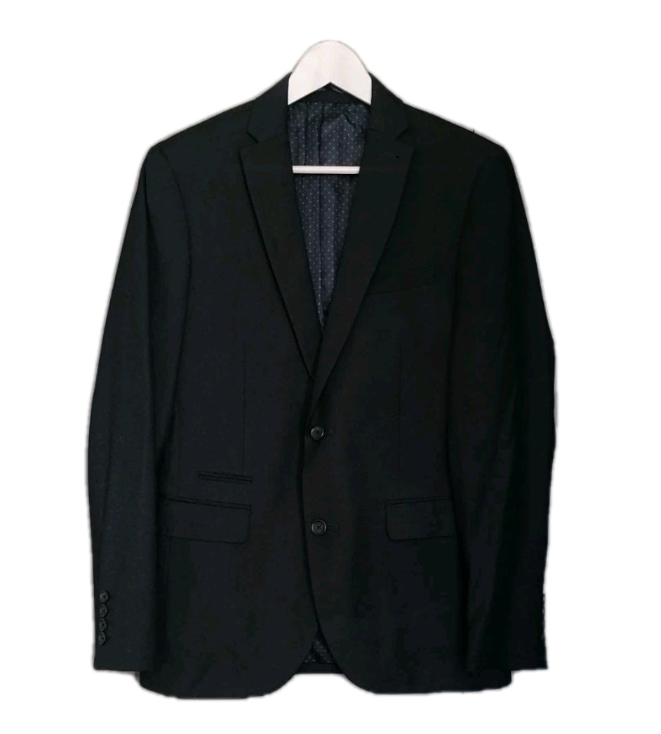 Navy blue blazer jacket 38R