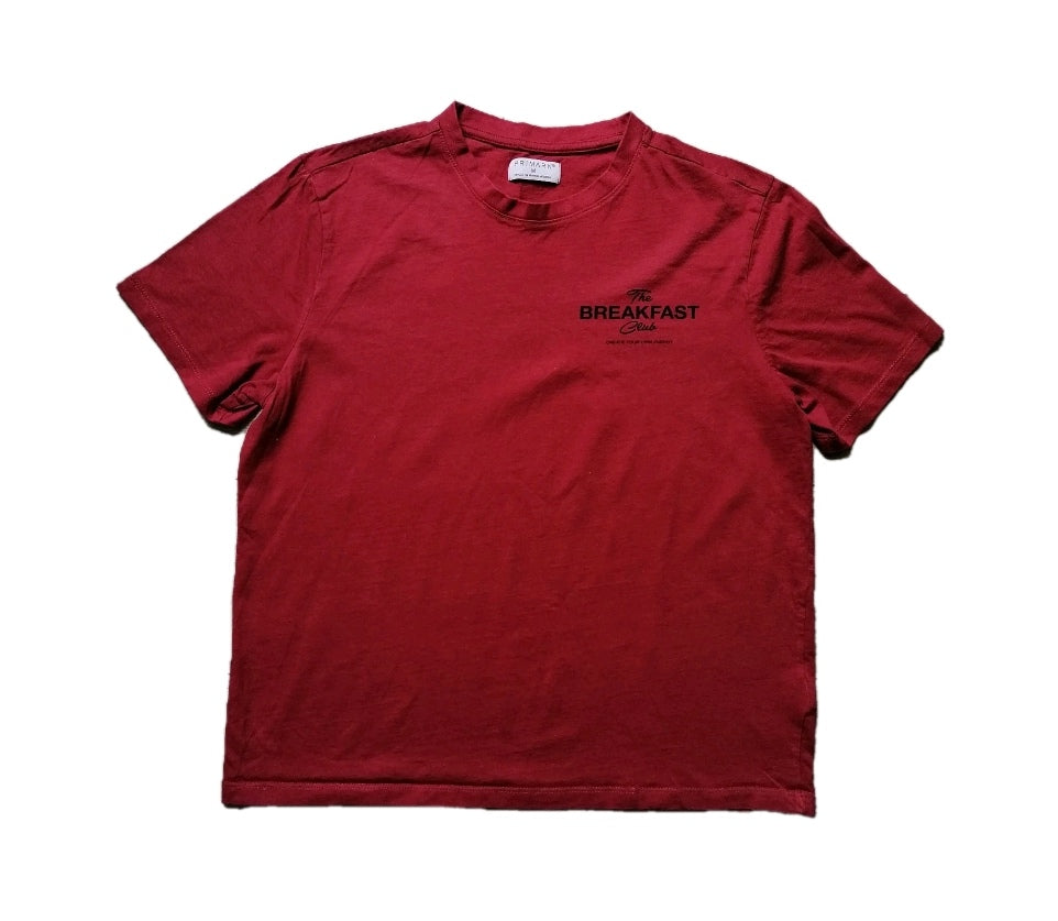 Ladies burgundy t-shirt, medium