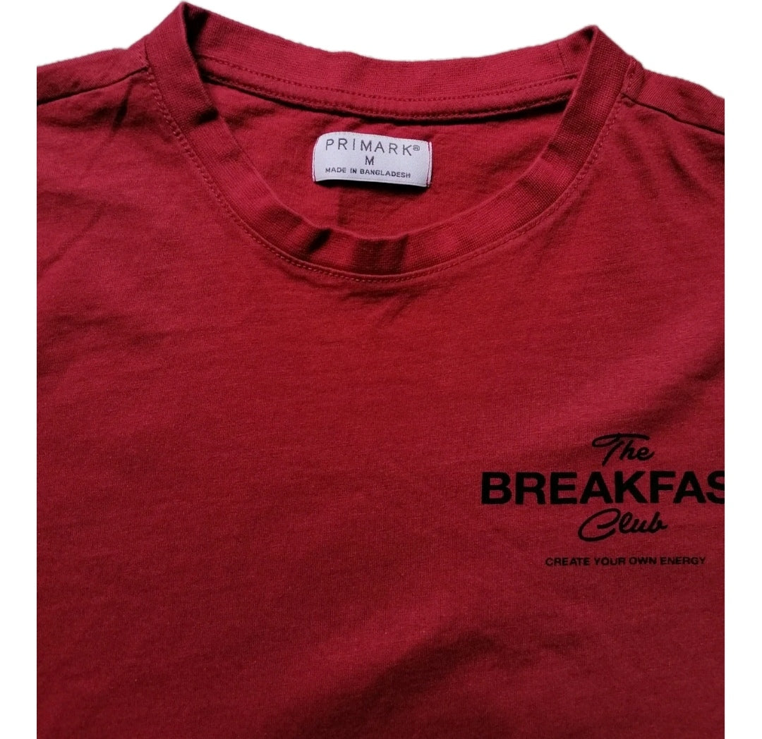 Ladies burgundy t-shirt, medium