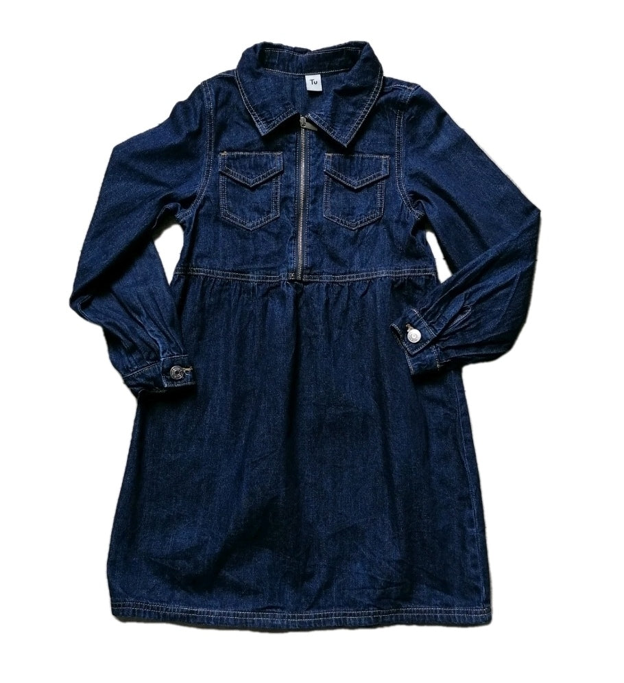 Girls denim dress 9y