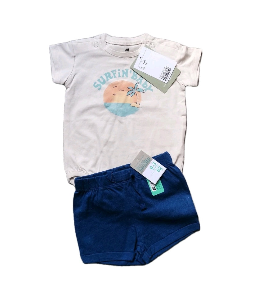 Baby boy outfit 0-3m