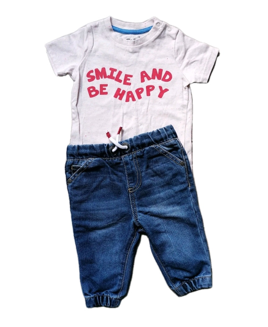 Baby boy outfit 3-6m