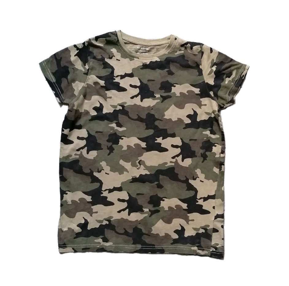Boys camo t-shirt 12-13y