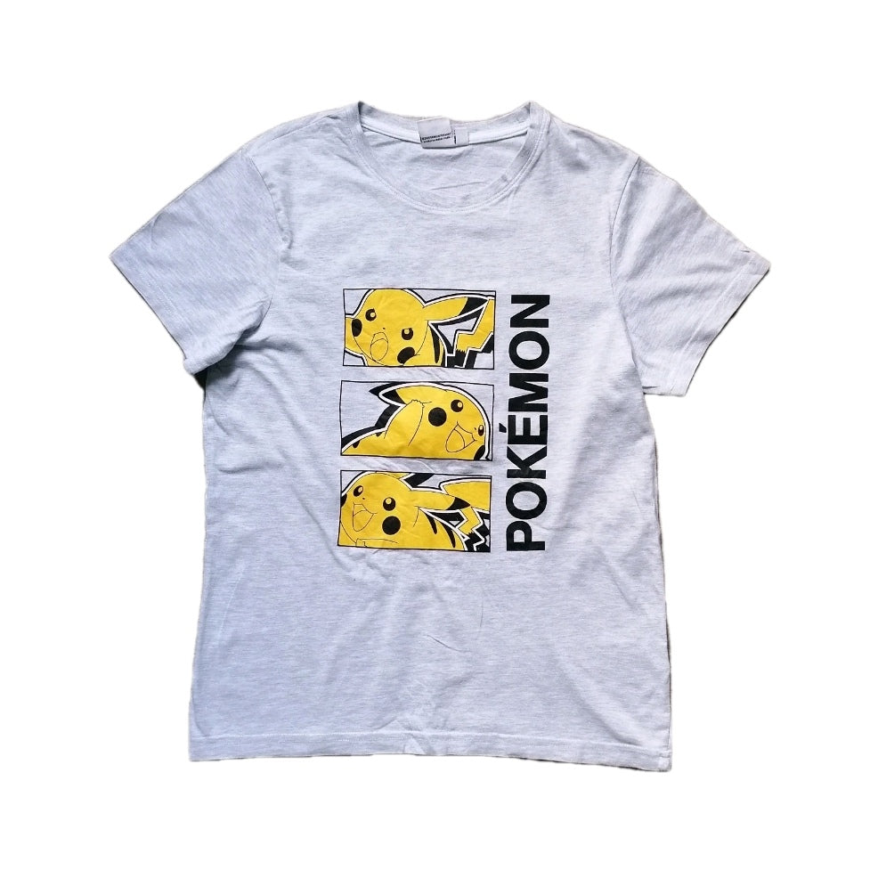 Boys pokemon grey t-shirt 11-12 years