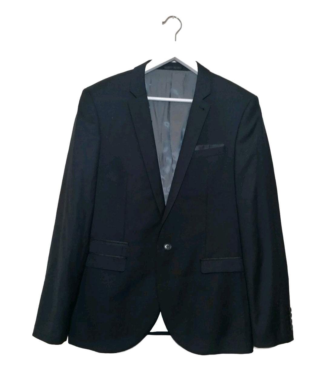 Men navy blue blazer 42R
