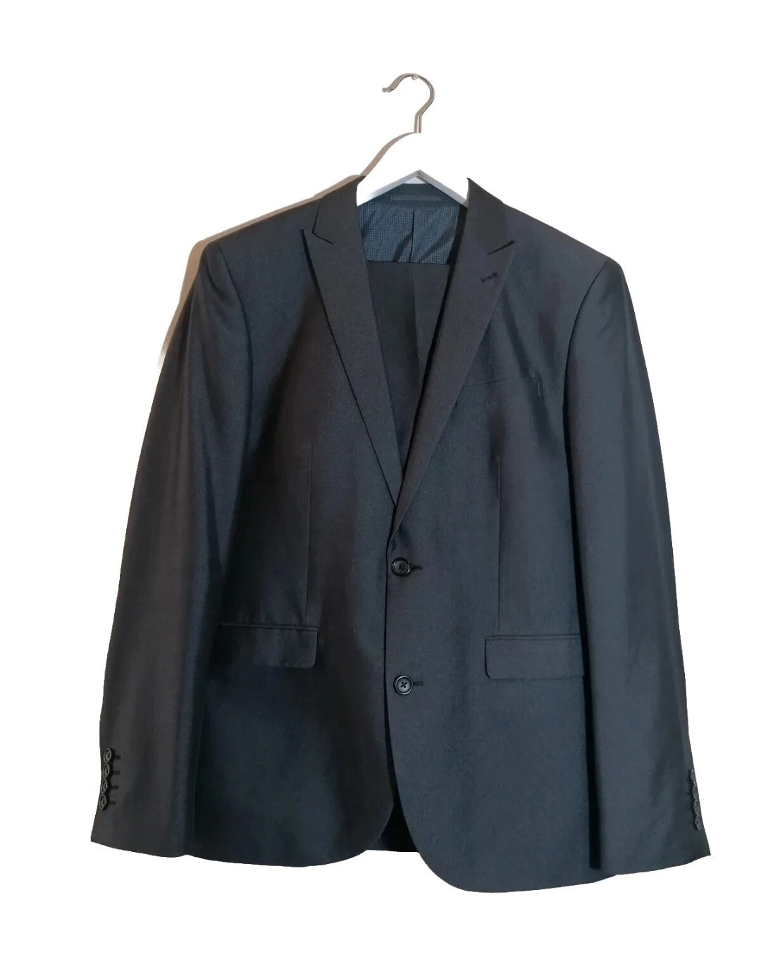 Men grey 2 piece suit 40R/34L