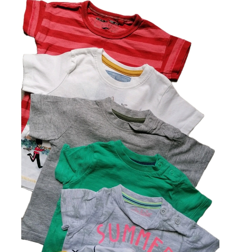 Baby t-shirt value bundle 0-6m