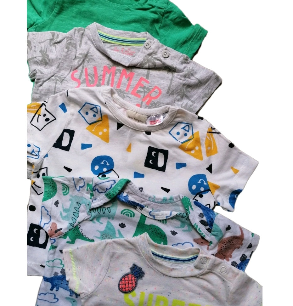 Baby t-shirt value bundle 0-6m