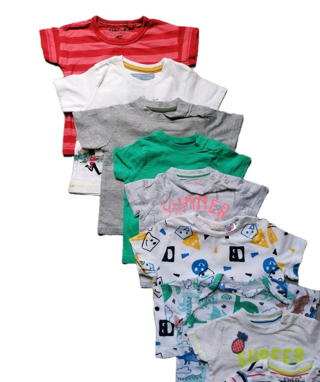 Baby t-shirt value bundle 0-6m