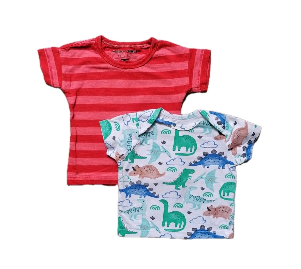 Baby t-shirt value bundle 0-6m