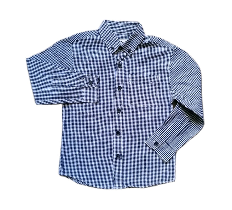 Boys check shirt 3-4y