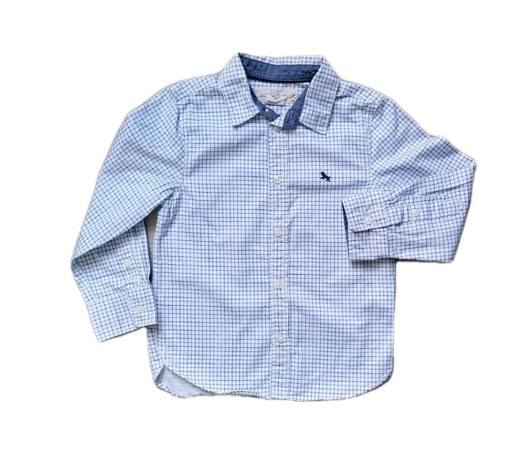 Boys check shirt 3-4y