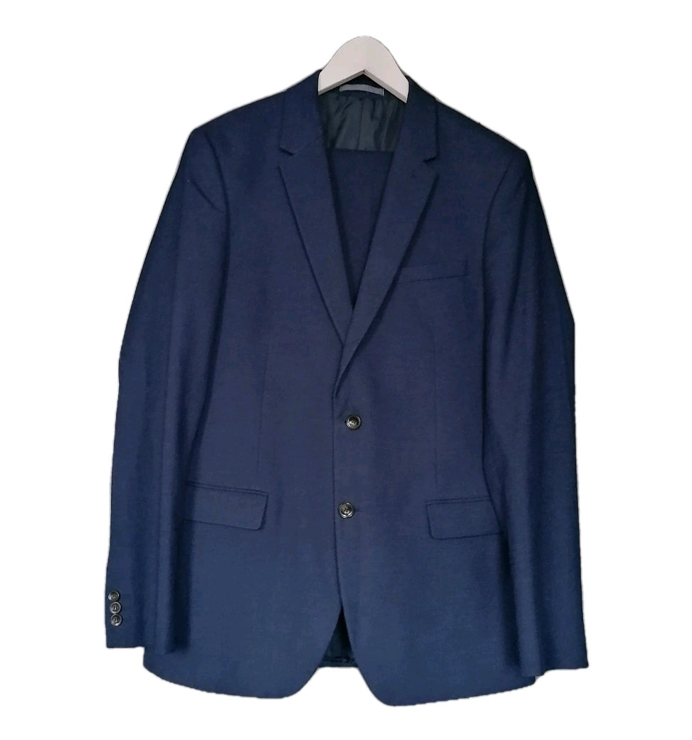 Men blue 2 piece suit 42L/38R