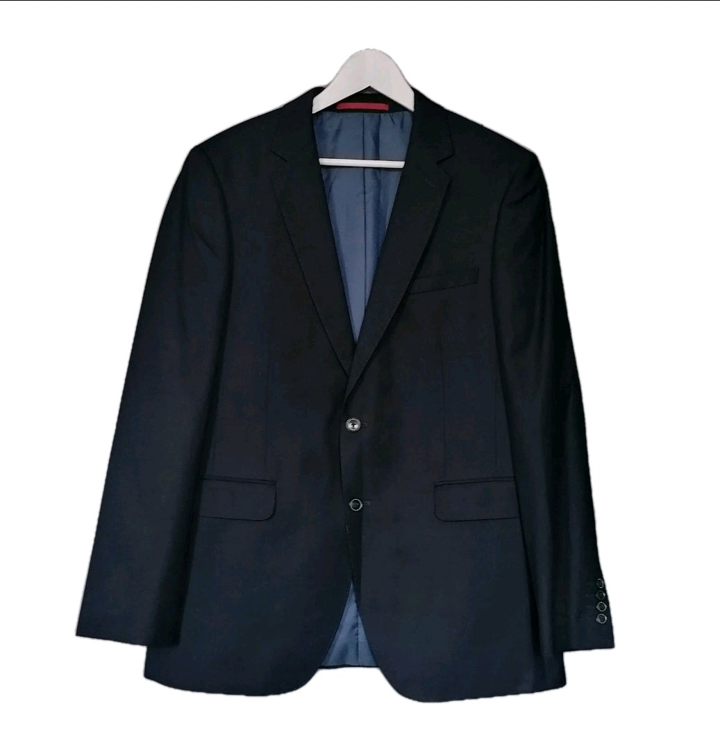 Men navy blue blazer 42L