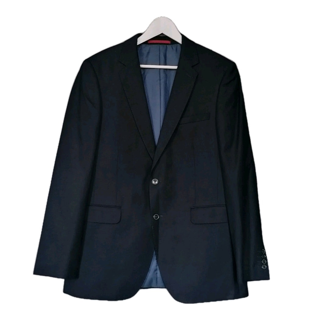 Men navy blue blazer 42L