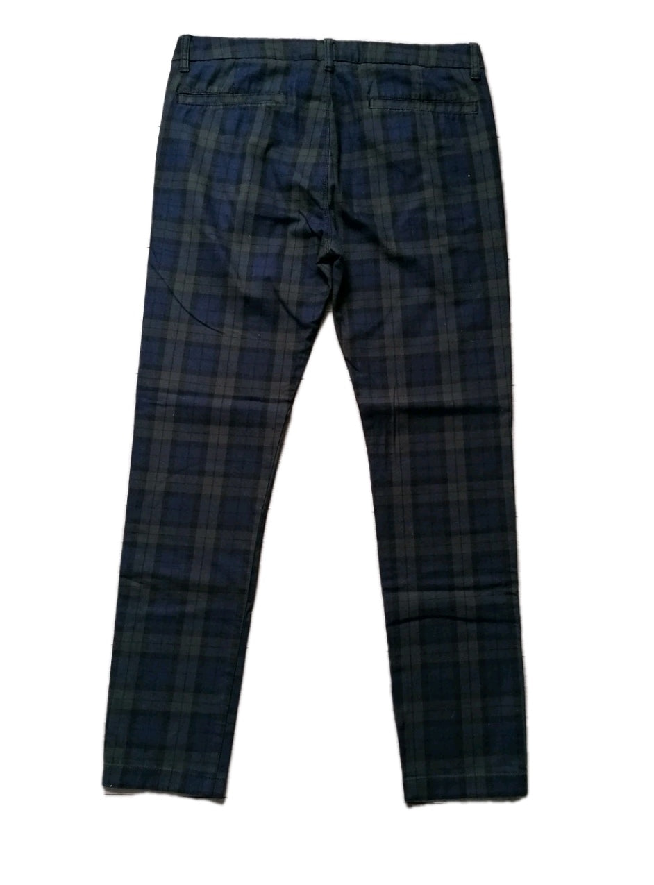 Men check chinos W34 L30