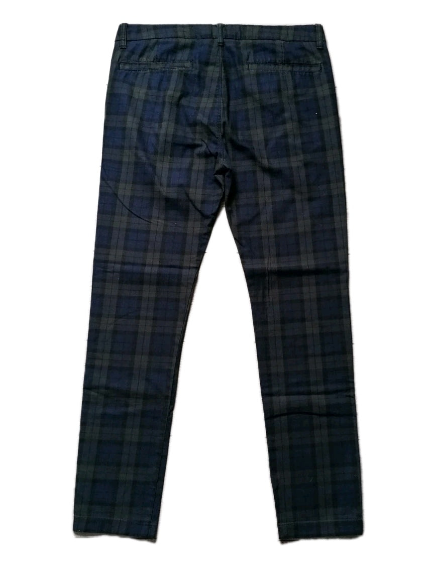 Men check chinos W34 L30