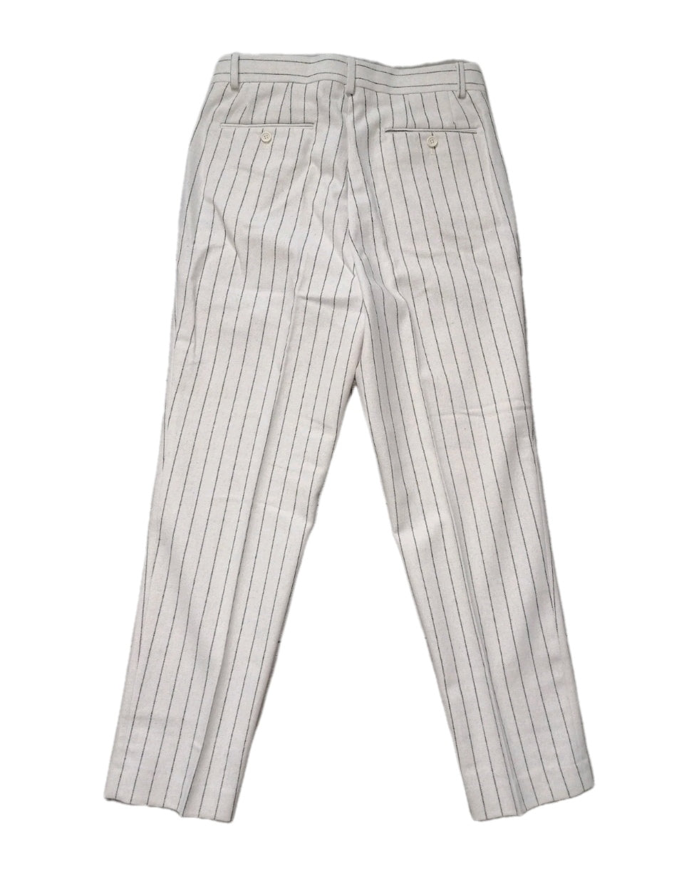 Men Asos tapered crop stripe smart trouser W32