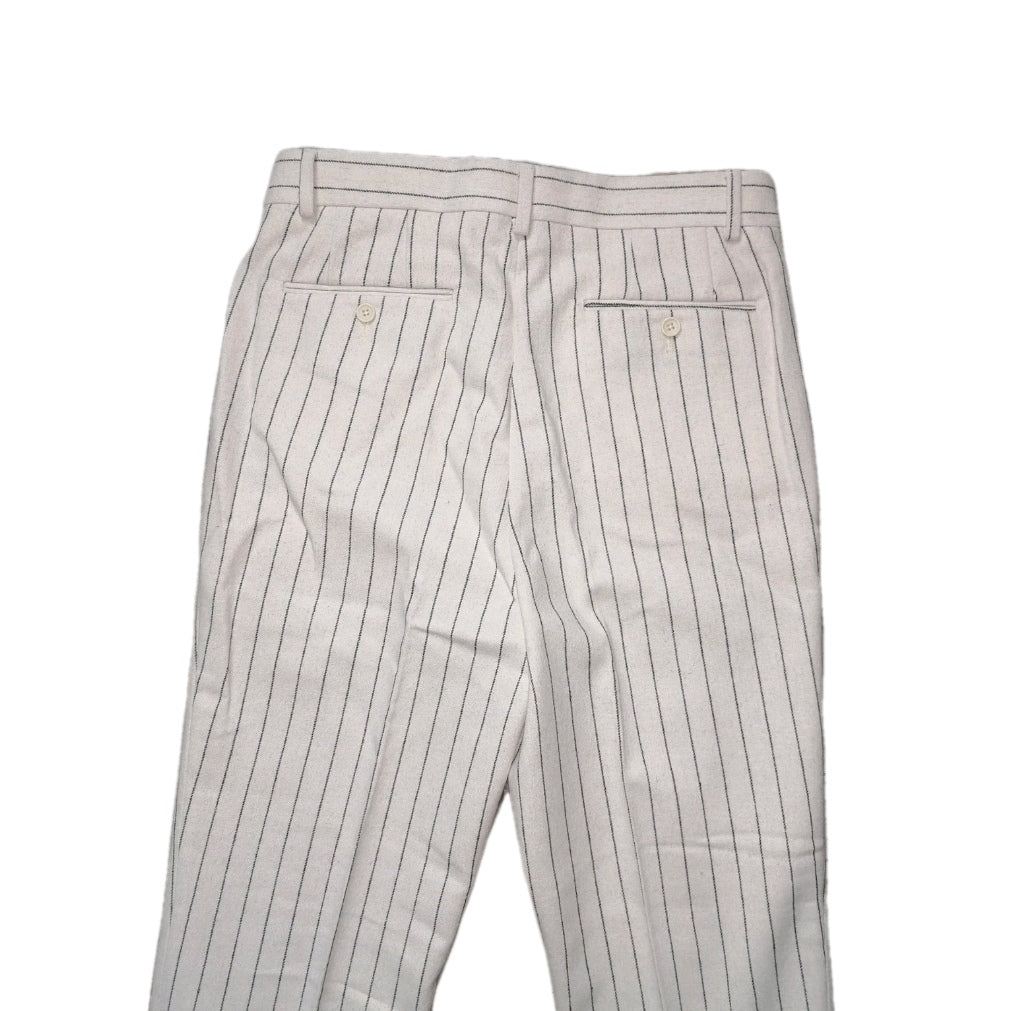 Men Asos tapered crop stripe smart trouser W32