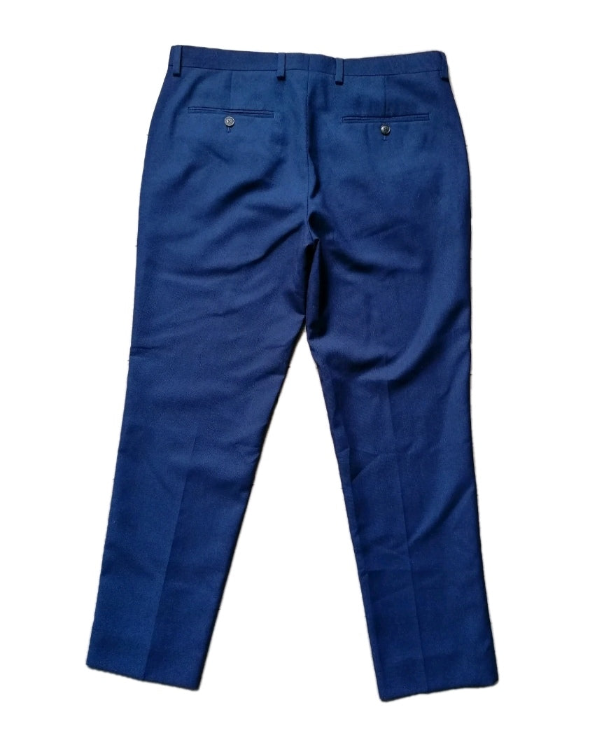 Men Burton blue slim fit formal trouser 30S