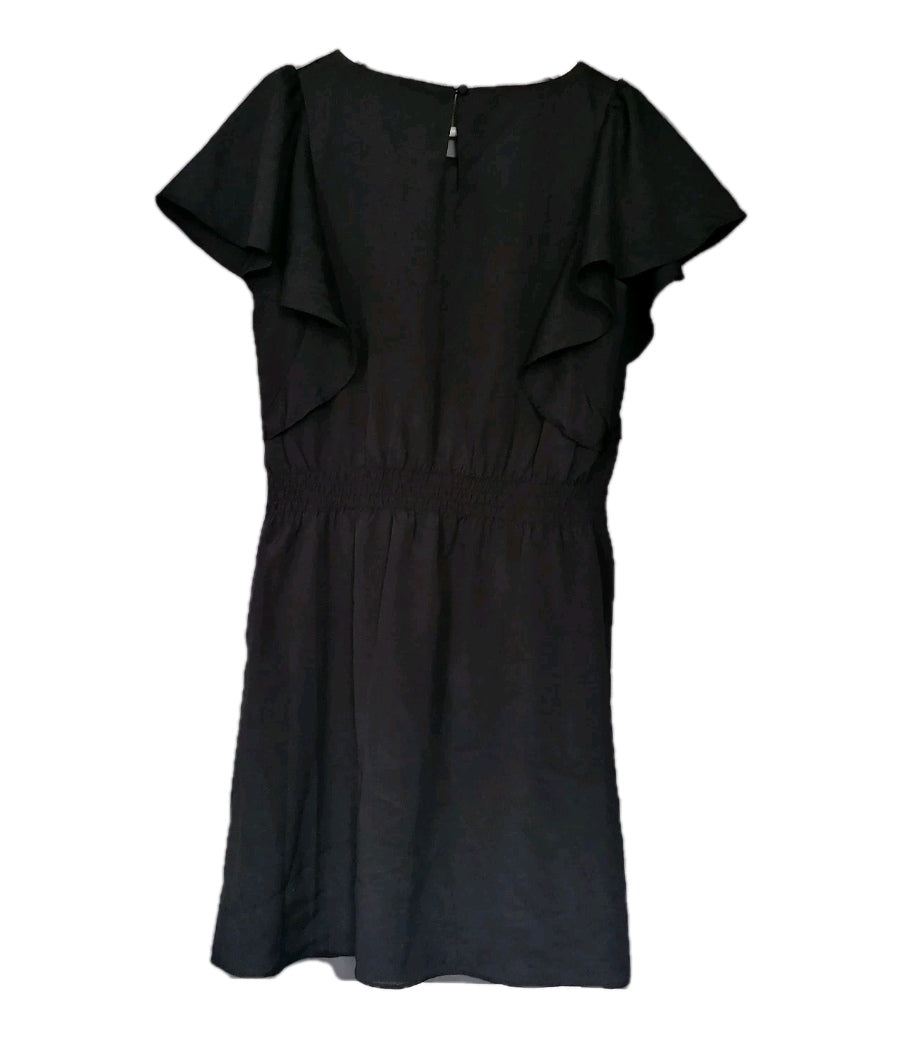 Ladies M&S black casual summer dress UK 8